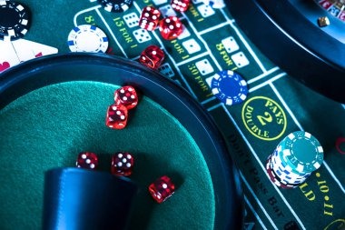 Live dealer showing cards at a blackjack table